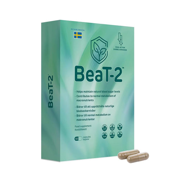 BeaT-2 Blood Sugar Support Supplement - Glucose Balance